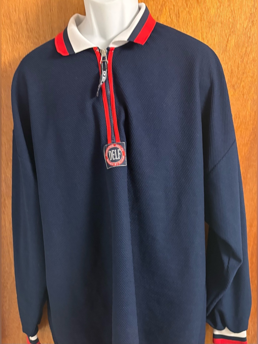 Delf Sports Quater Zip Pullover Sz.XXL